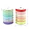 Gwen Studios 3/8" x 3yd. Pastels Single Faced Satin Ribbon Pack, 12ct.